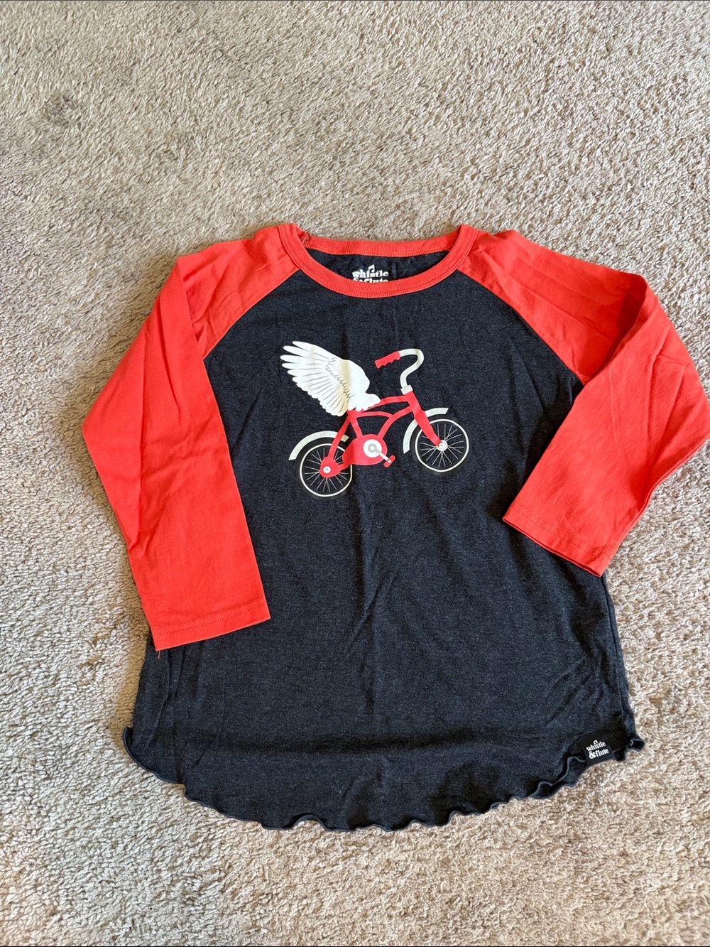 Kids Whistle & Flute baseball shirt